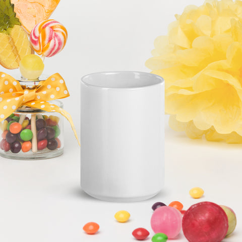 Image of White glossy mug