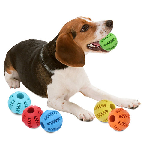 Image of 5/7 cm Dog Toy Interactive Rubber Balls