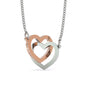 Heart to heart interlocked (Necklace Only)