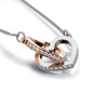 Heart to heart interlocked (Necklace Only)