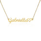 Name Necklace + Heart